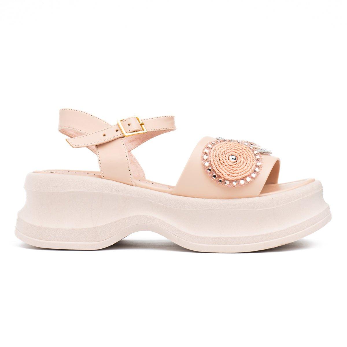 SANDALIAS CASUALES MUJER SNEZANA PALO ROSA - 5