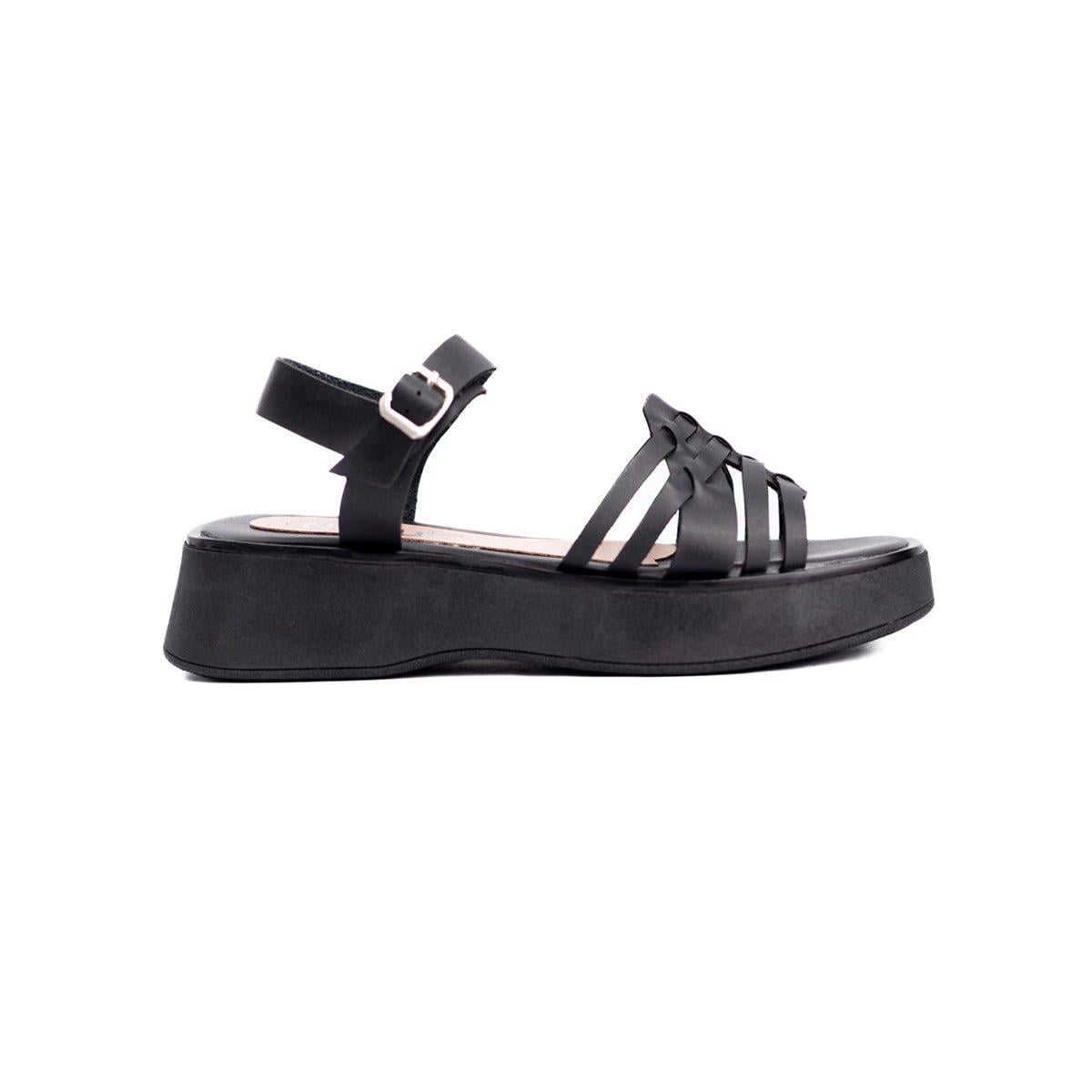SANDALIAS CASUALES MUJER NURIAH NEGRO - 4