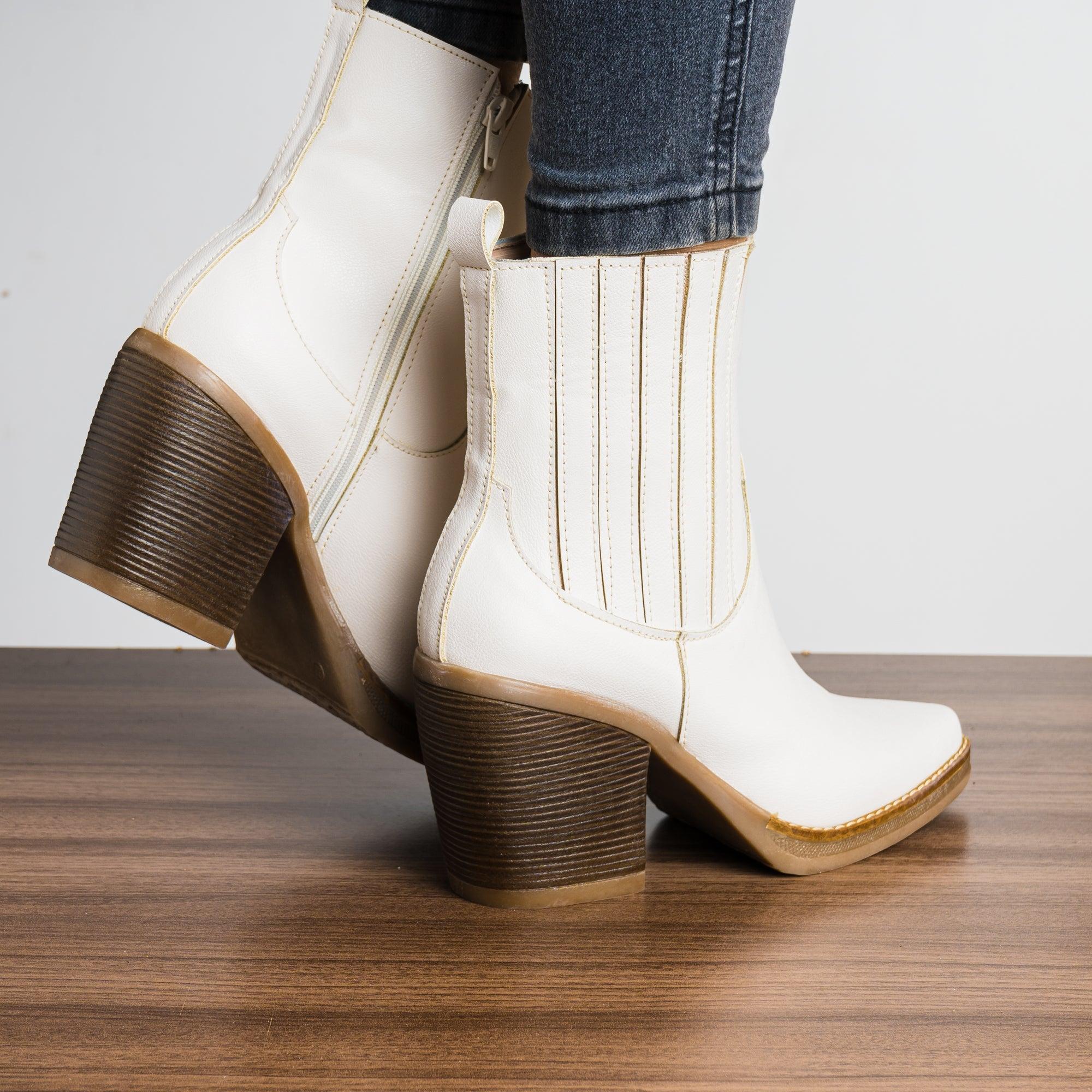 BOTAS MUJER ZERBEROS HUESO - 3