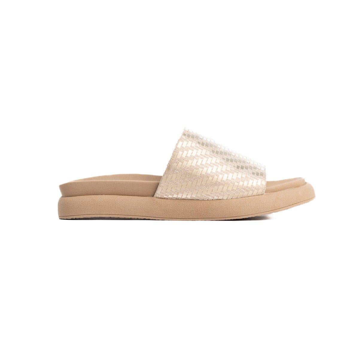 SANDALIAS CASUALES MUJER BOGGHI DORADO - 4