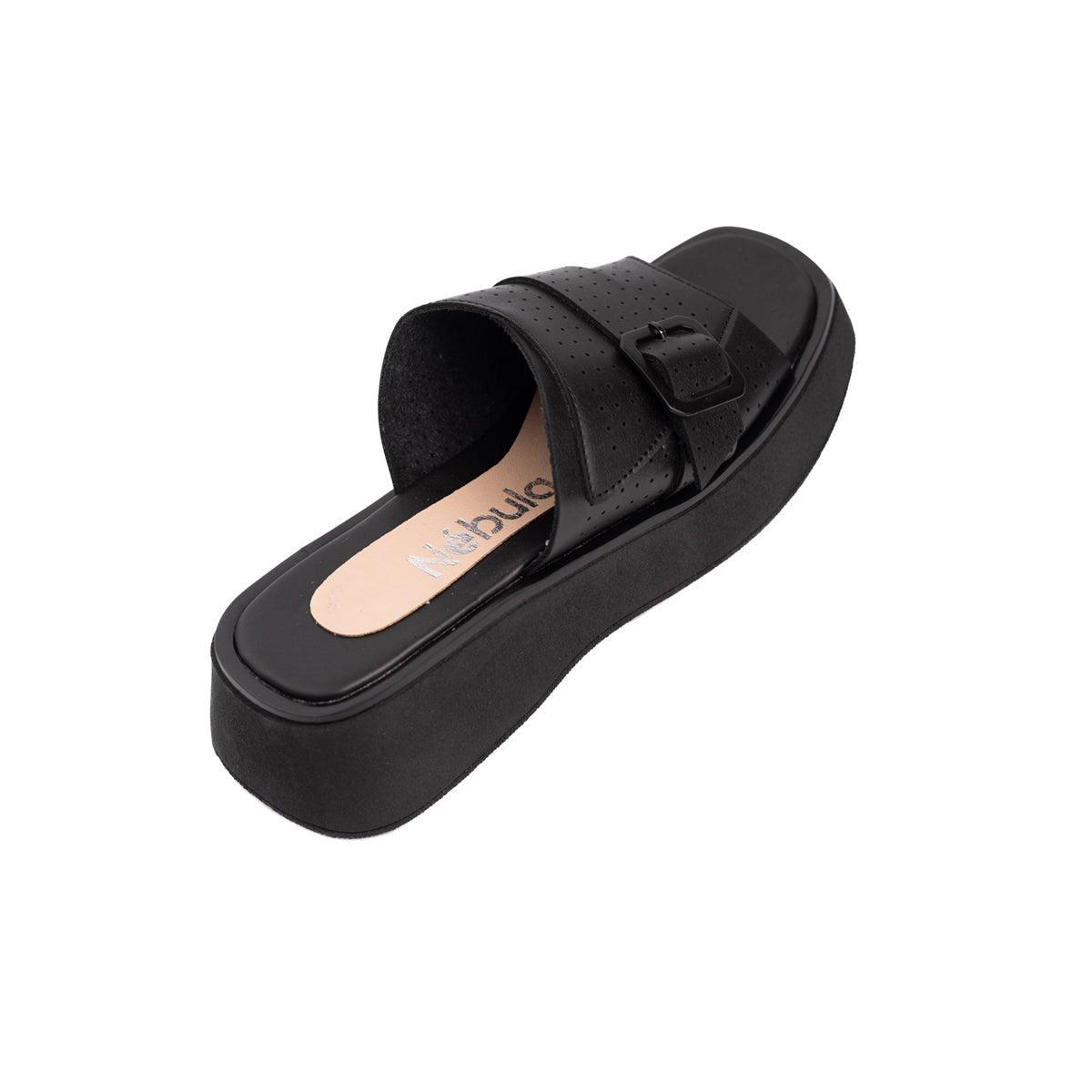 SANDALIAS CASUALES MUJER BENZIM NEGRO - 6