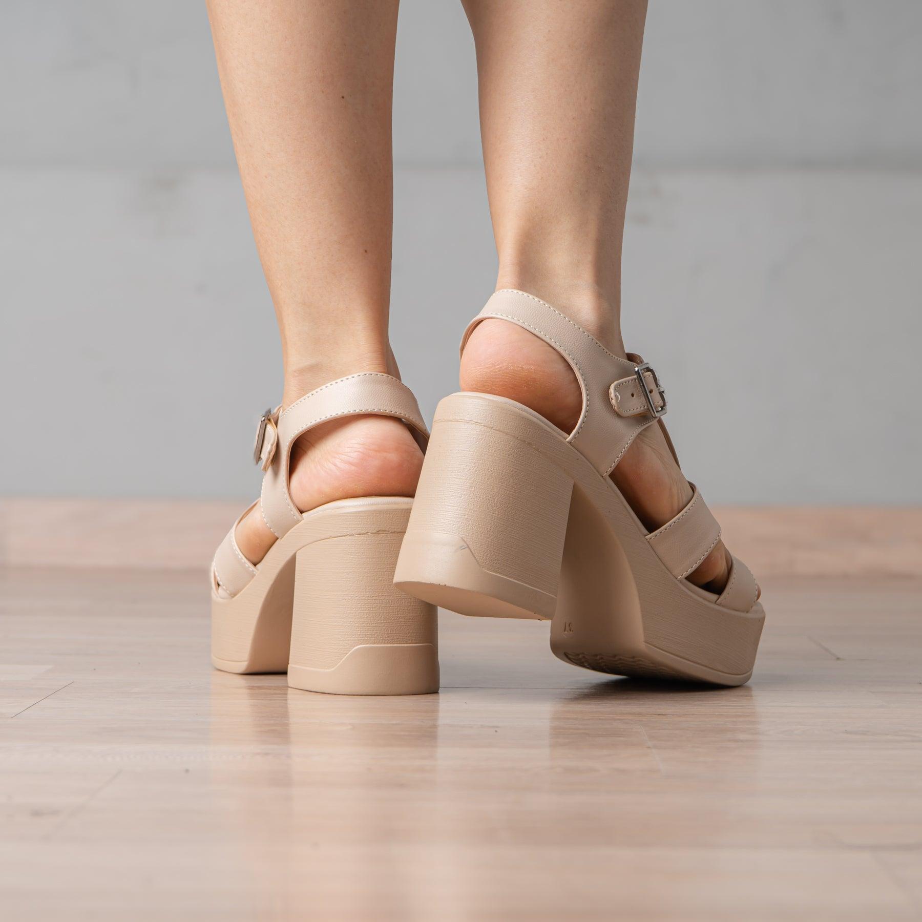 SANDALIAS CASUALES MUJER ROSITA BEIGE - 3