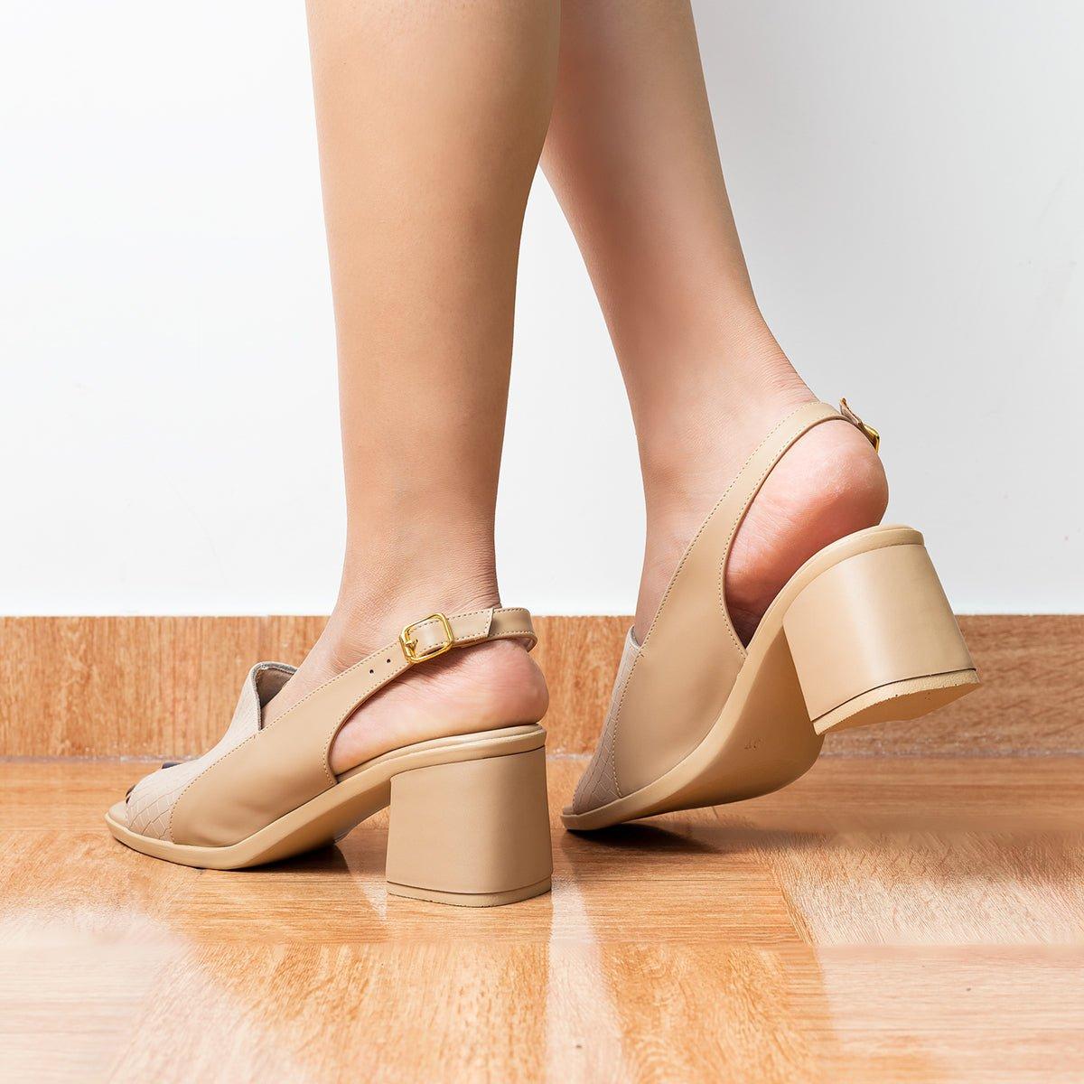 STILETTOS MUJER MILI BEIGE - 3
