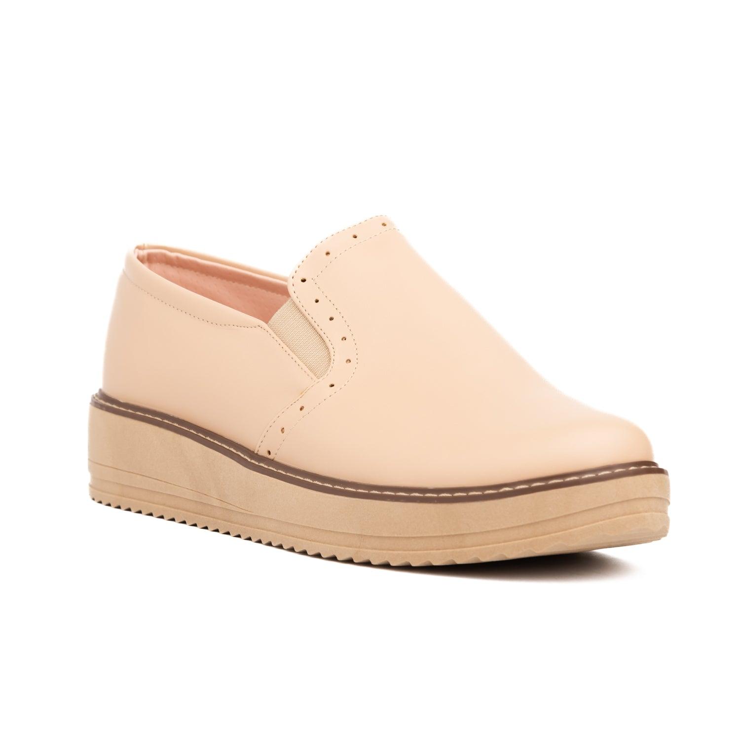 MOCASINES MUJER FERRARA BEIGE - 5