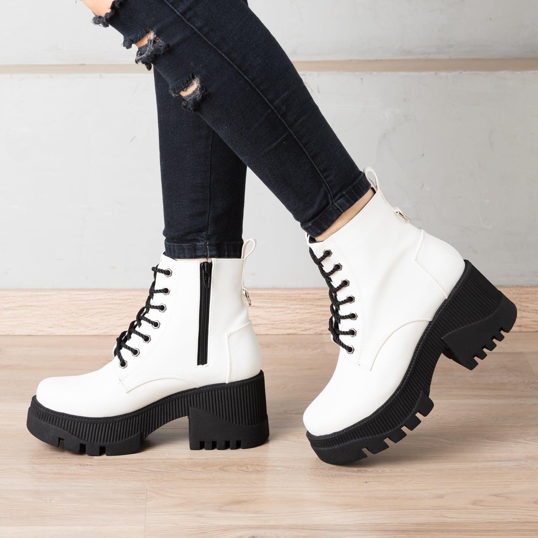 BOTAS MUJER TRYXI BLANCO - 1