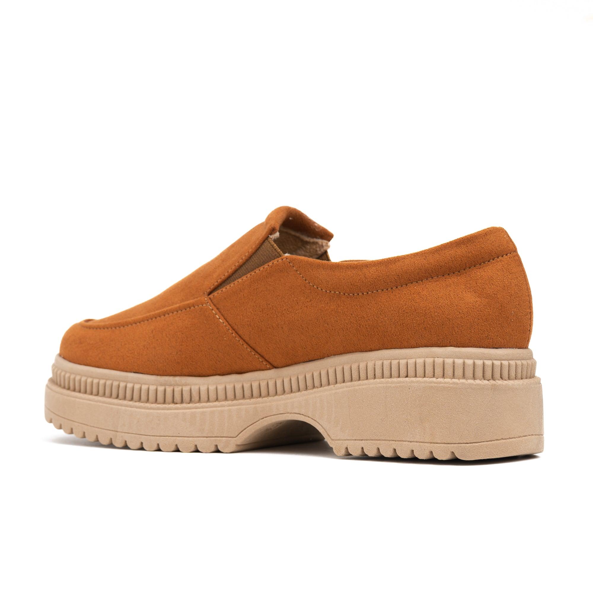 MOCASINES MUJER SERQUET CAMEL GAMUZA - 6