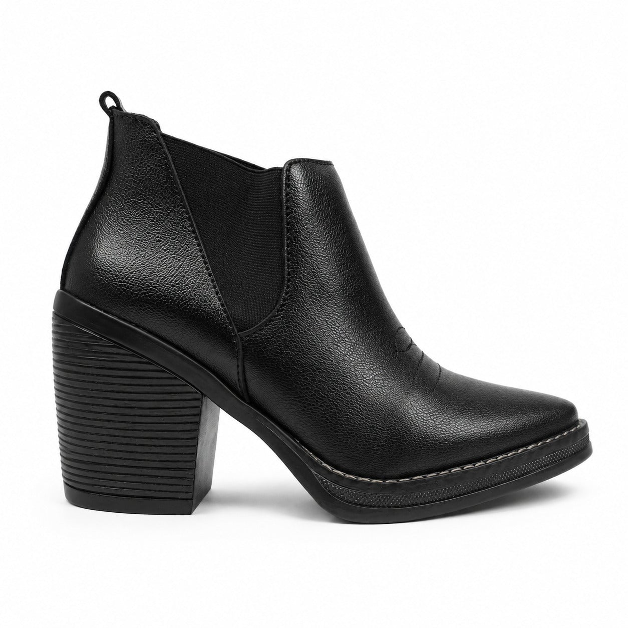 BOTINES MUJER INFANY NEGRO - 1