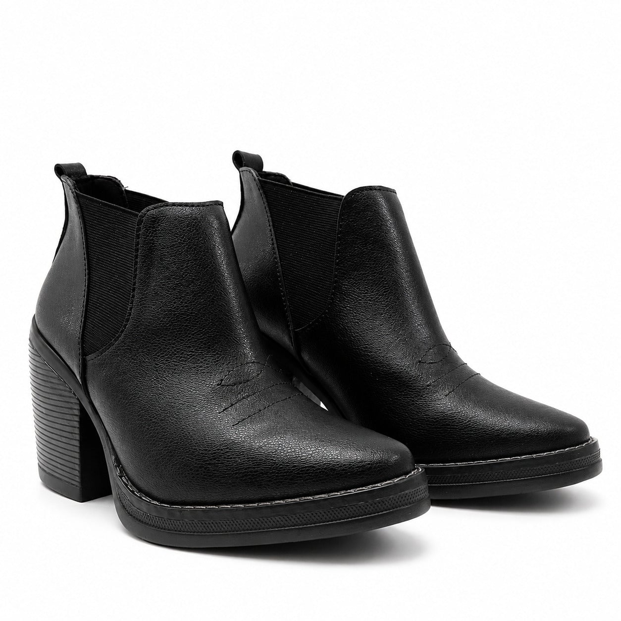 BOTINES MUJER INFANY NEGRO - 4