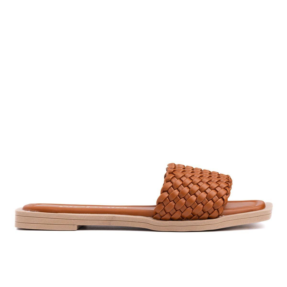 SANDALIAS CASUALES MUJER KALUMI CAMEL - 4