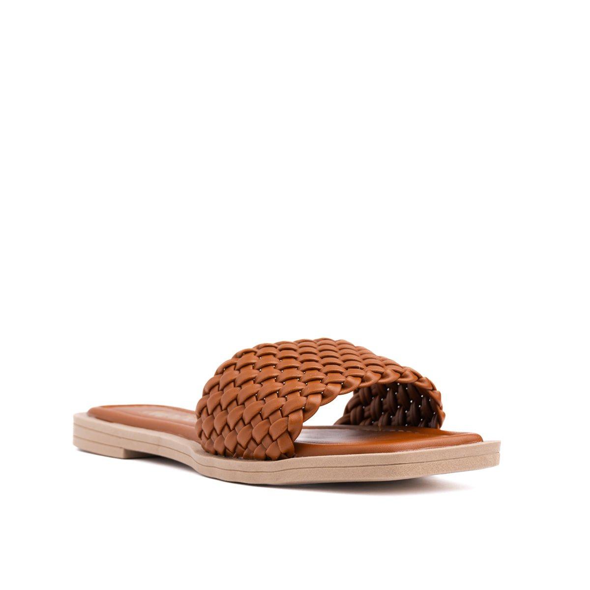 SANDALIAS CASUALES MUJER KALUMI CAMEL - 5