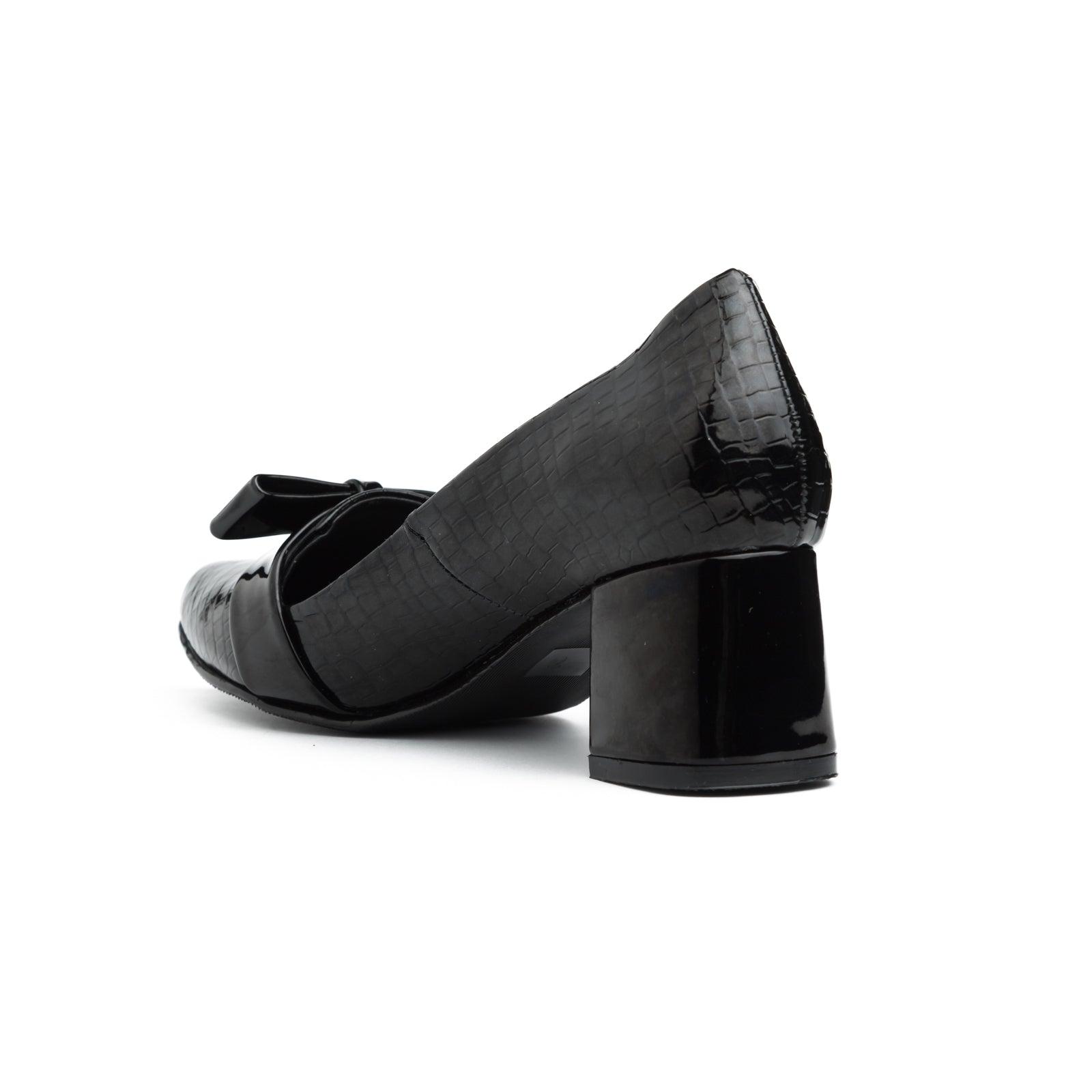 STILETTOS MUJER RODAS NEGRO CHAROL - 5