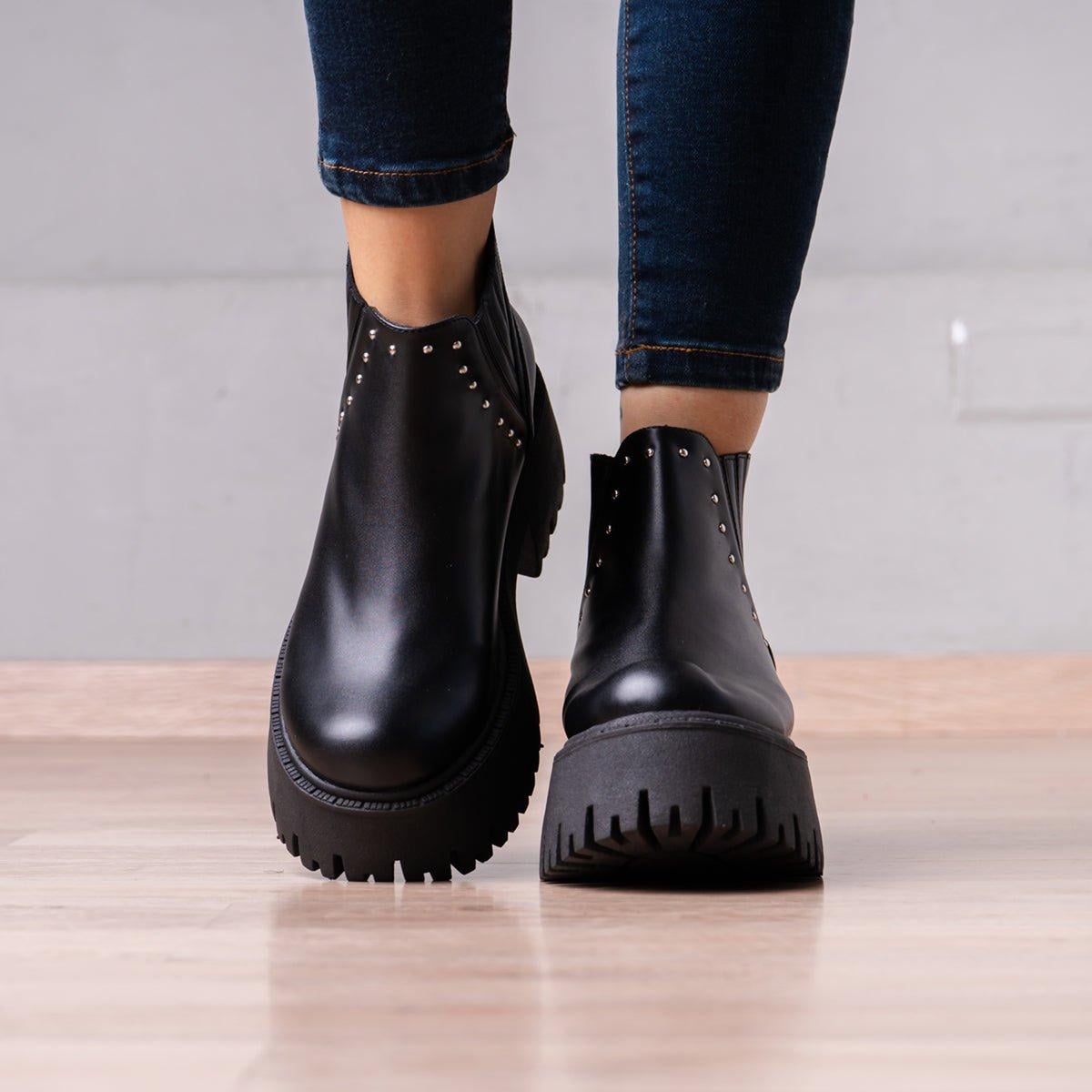 BOTINES MUJER XYLA NEGRO - 2