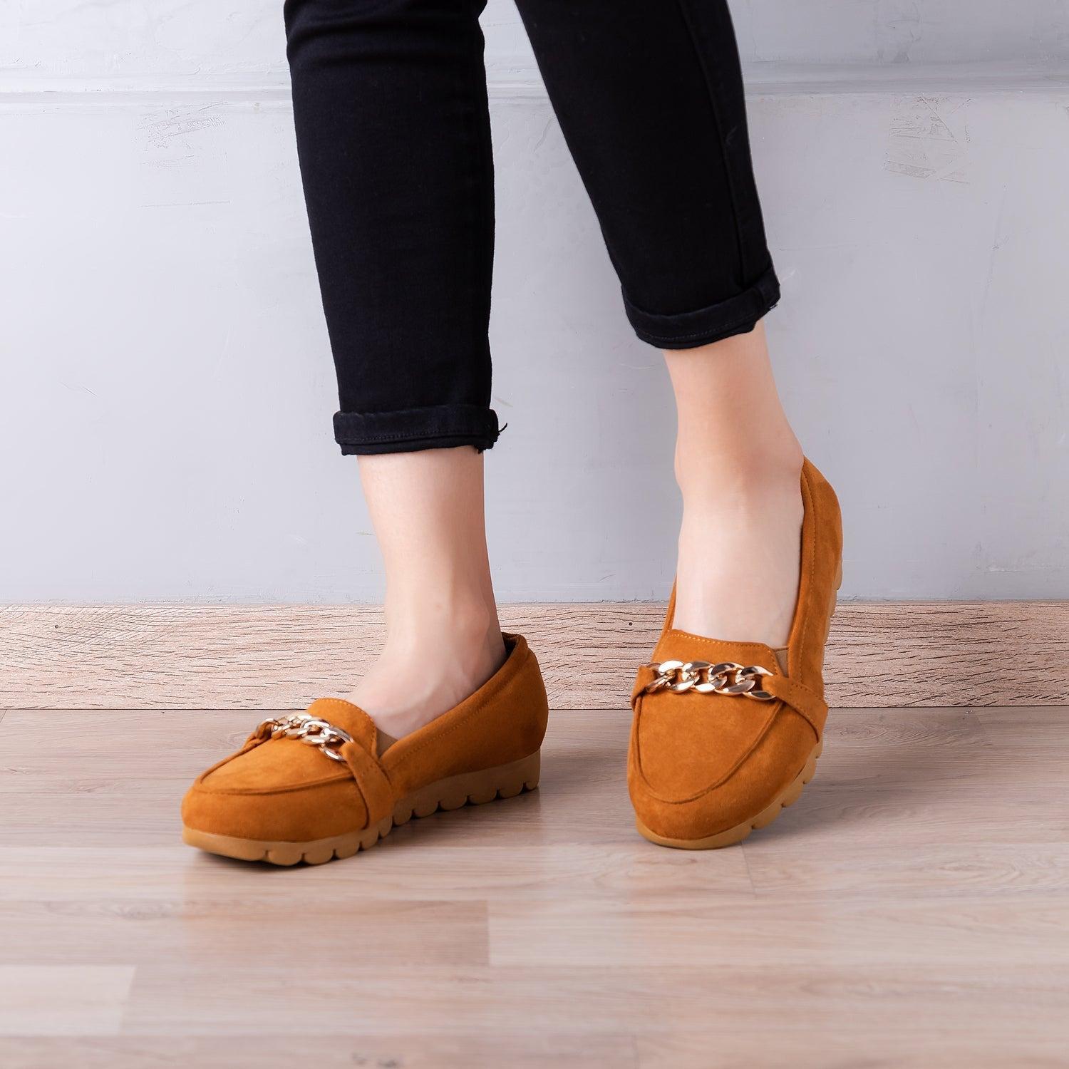 MOCASINES MUJER CARMELO CAMEL - 1