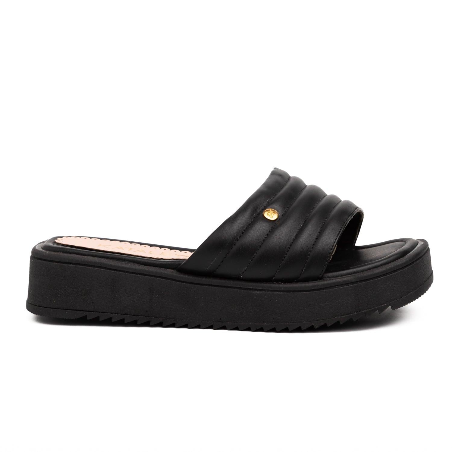 SANDALIAS CASUALES MUJER PATRAS NEGRO - 2