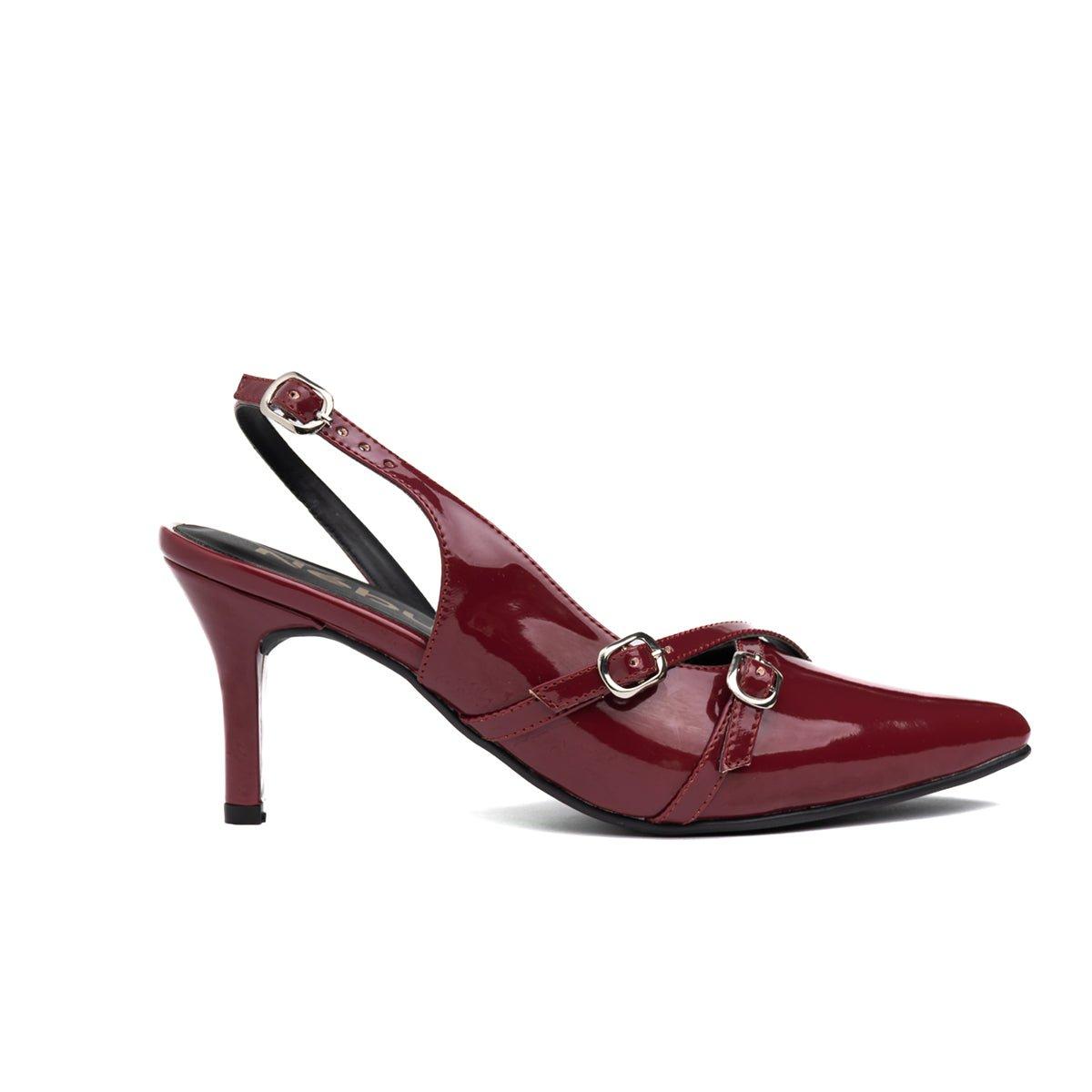 STILETTOS MUJER NUMARIAH VINO - 4