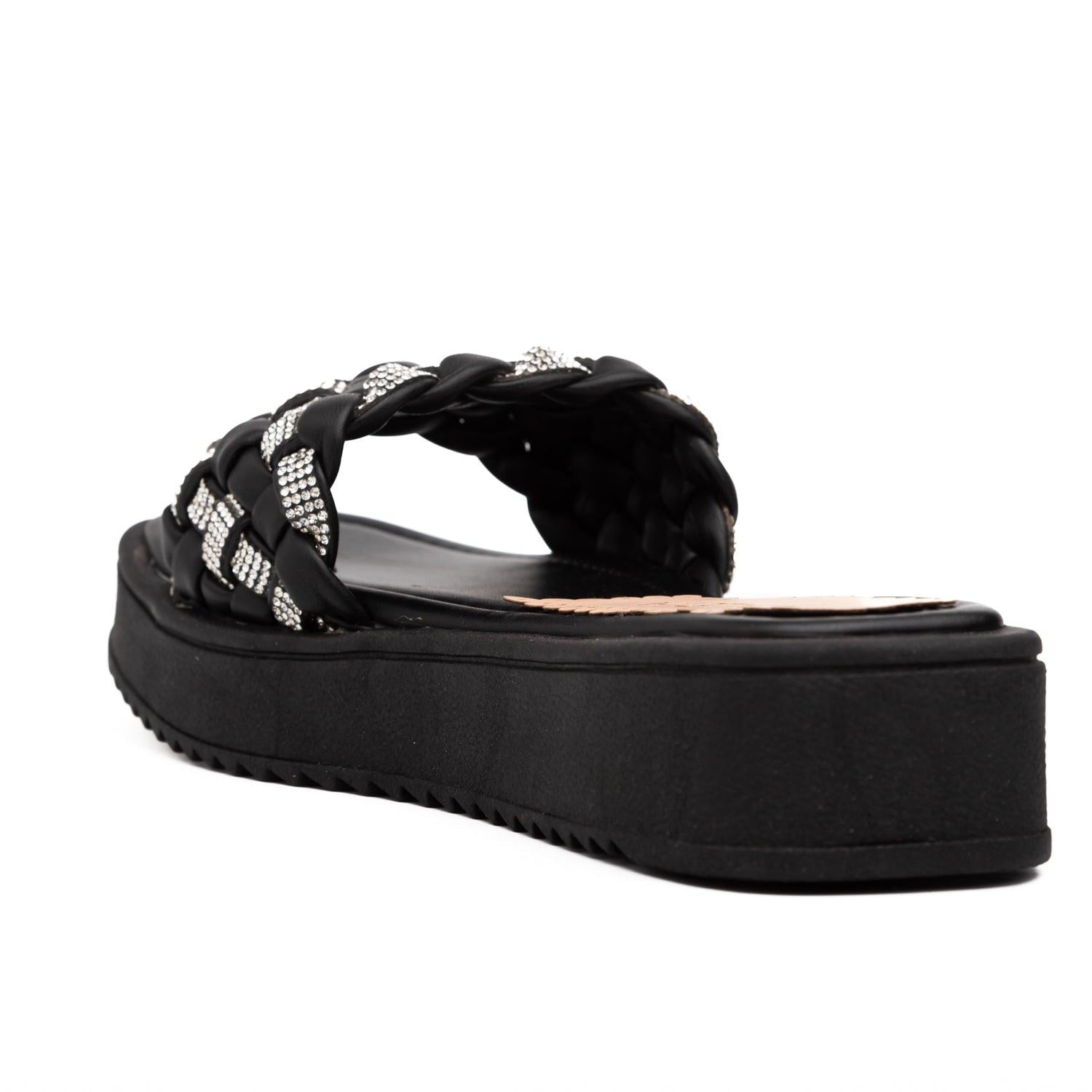 SANDALIAS CASUALES MUJER LARISSA NEGRO - 4