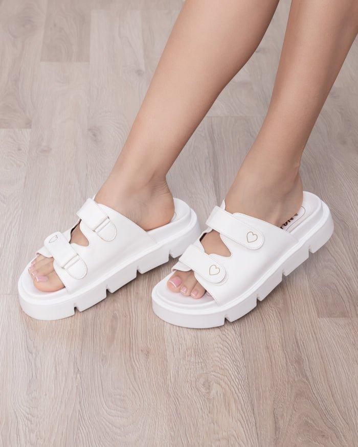 SANDALIAS CASUALES MUJER RIHANNA BLANCO - 1