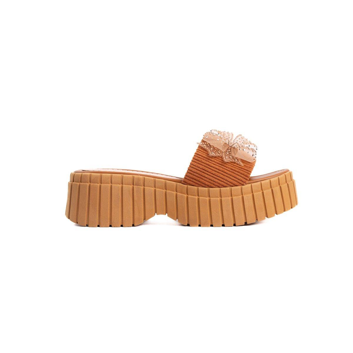 SANDALIAS CASUALES MUJER KALINA CAMEL - 4