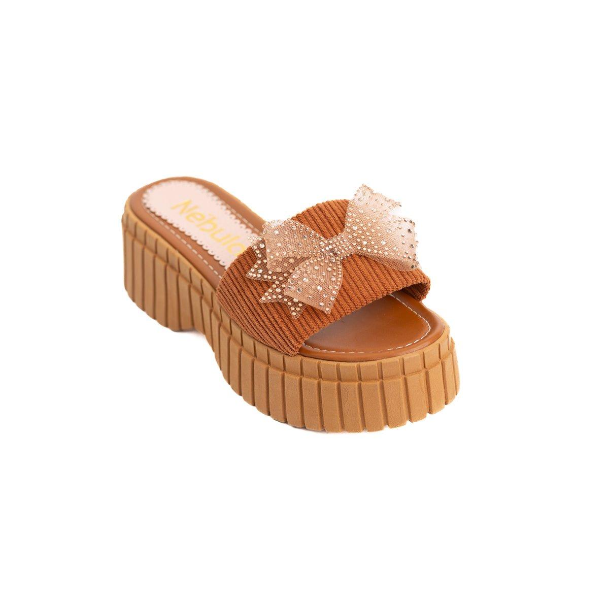 SANDALIAS CASUALES MUJER KALINA CAMEL - 5
