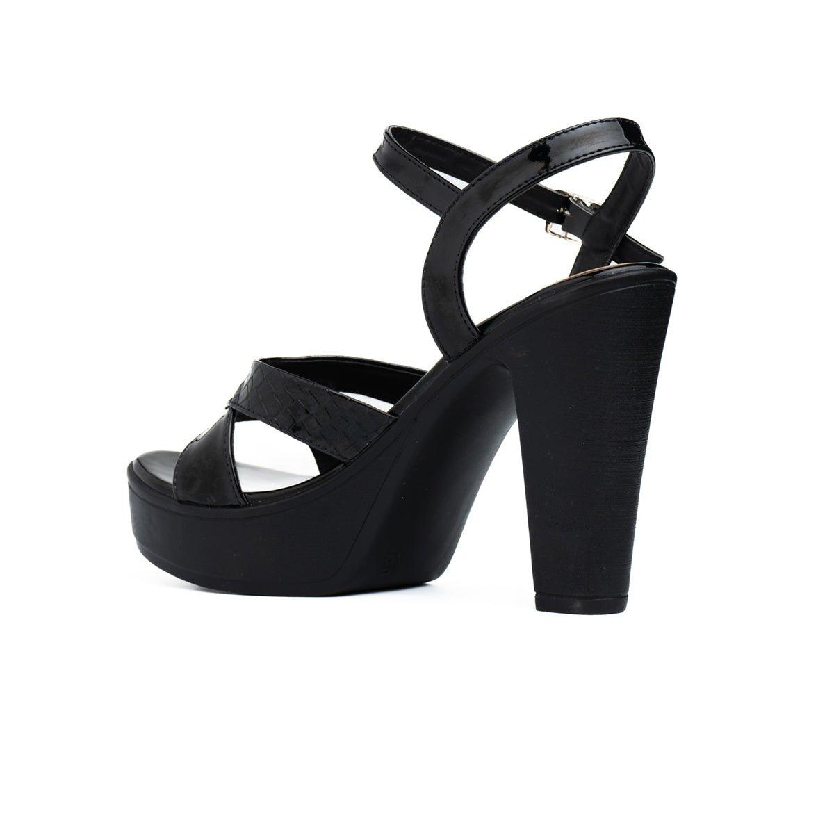 SANDALIAS DE VESTIR MUJER CHEMSY NEGRO - 6