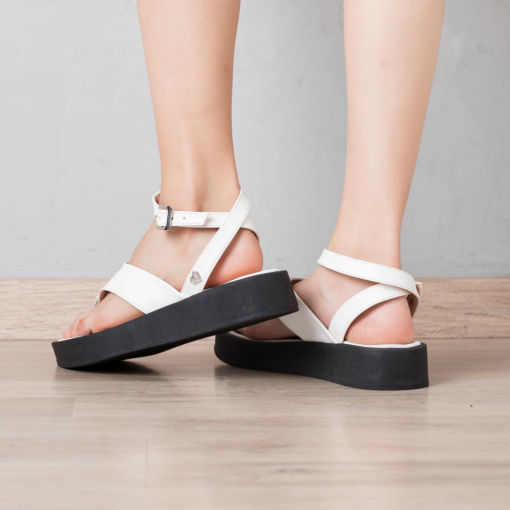 SANDALIAS CASUALES MUJER BELVET BLANCO - 3