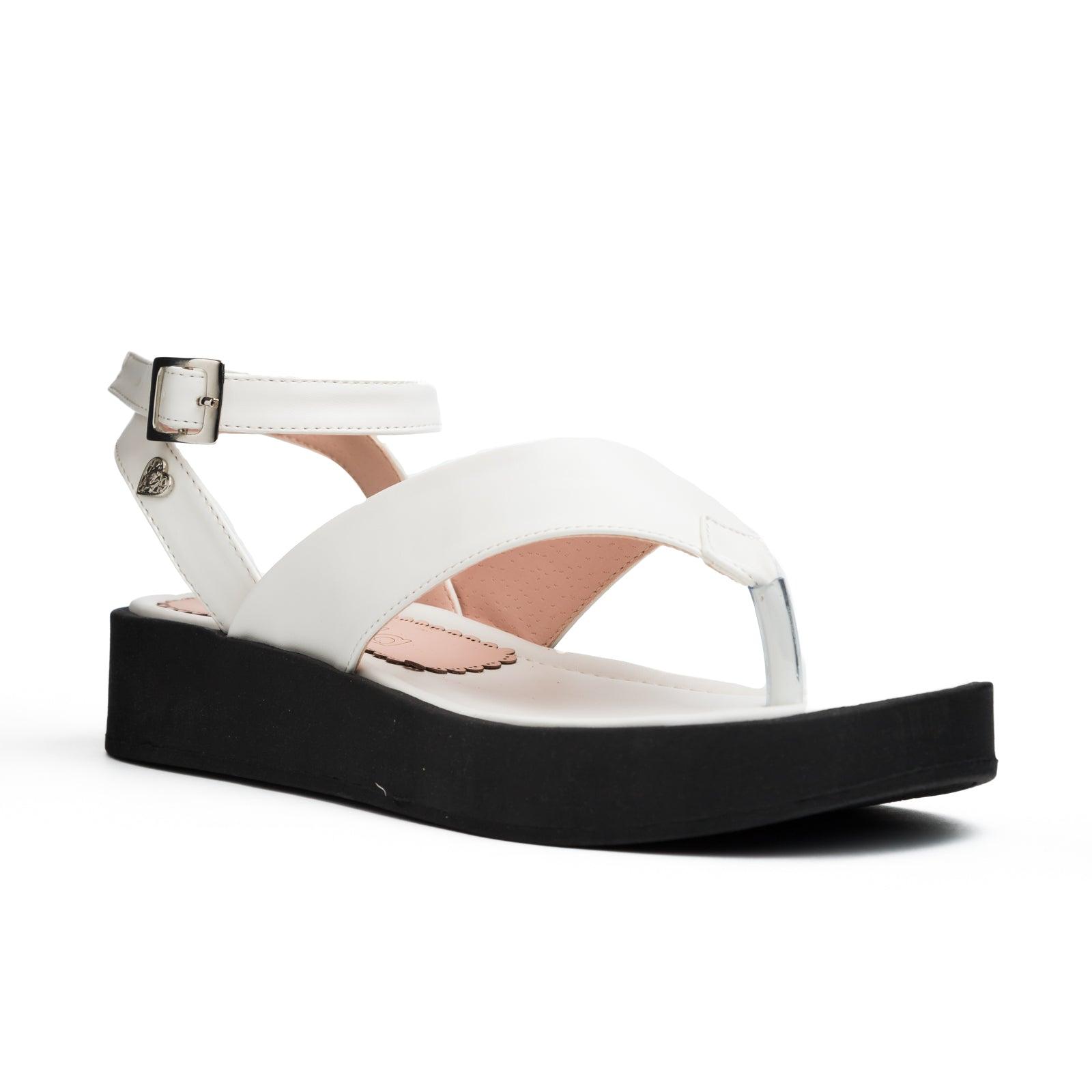 SANDALIAS CASUALES MUJER BELVET BLANCO - 5