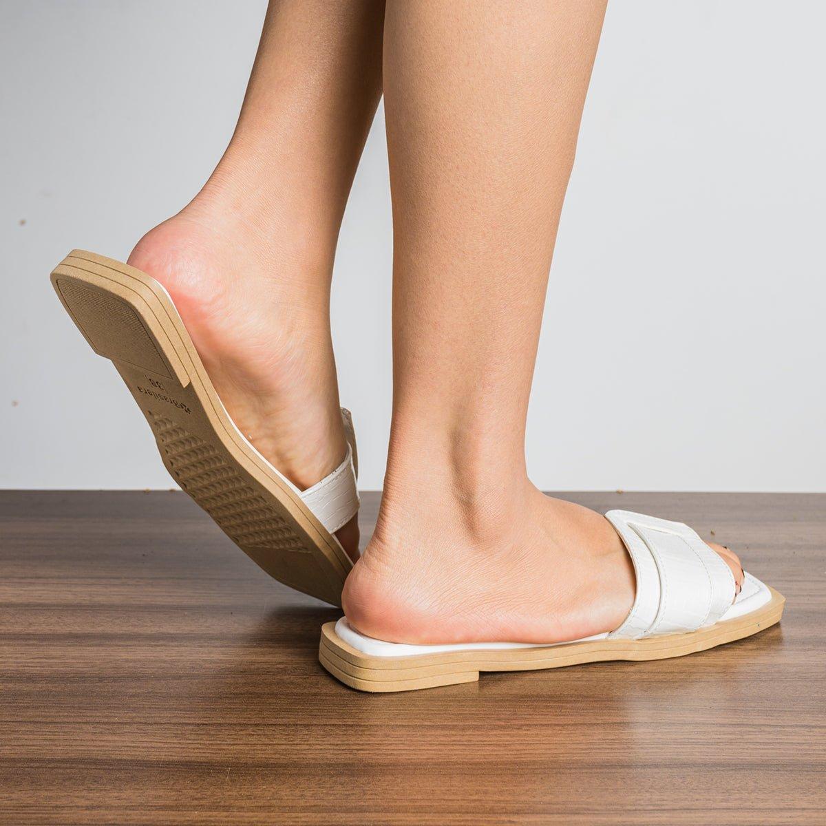 SANDALIAS CASUALES MUJER GENT BLANCO - 3