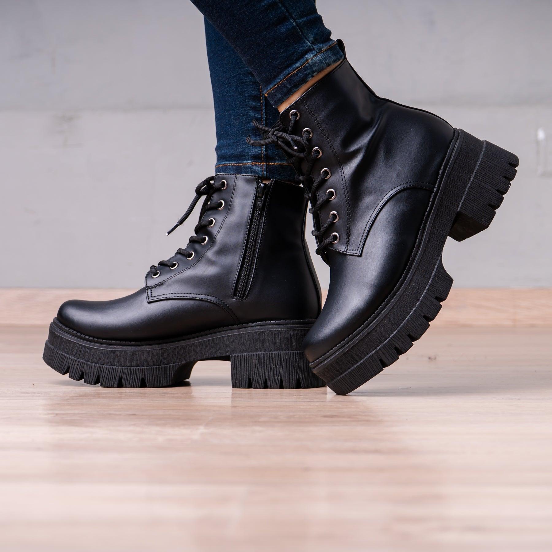 BOTINES MUJER PEVTZ 2.0 NEGRO - 1