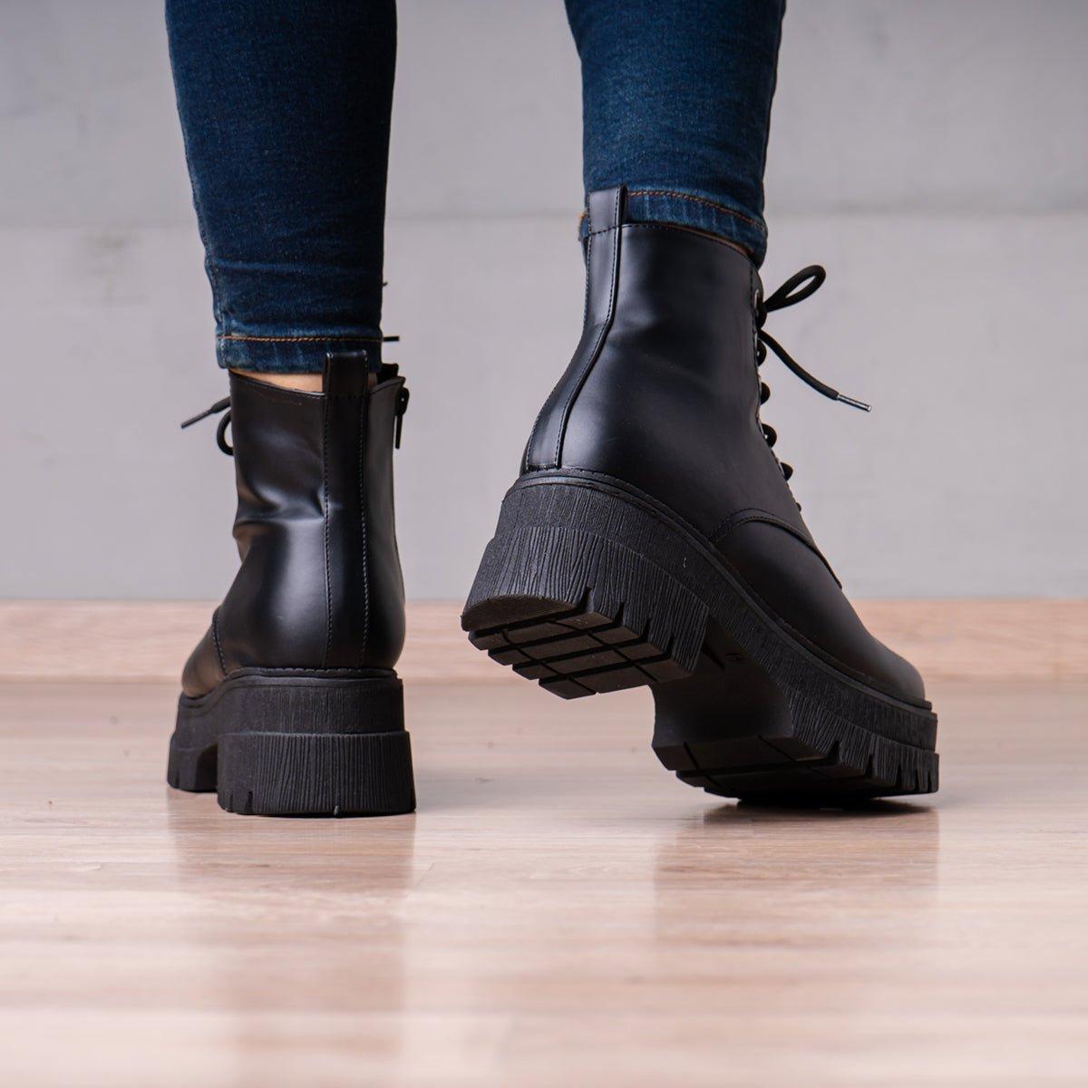 BOTINES MUJER PEVTZ 2.0 NEGRO - 3