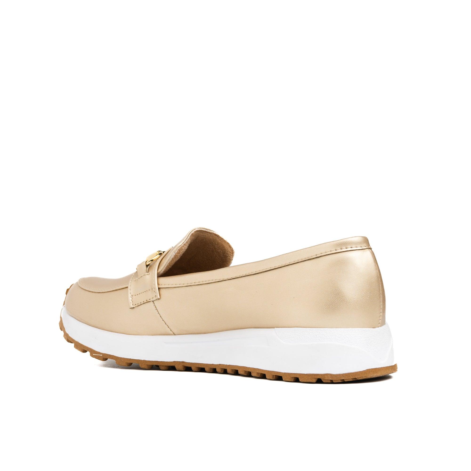 MOCASINES MUJER CUTY DORADO - 6