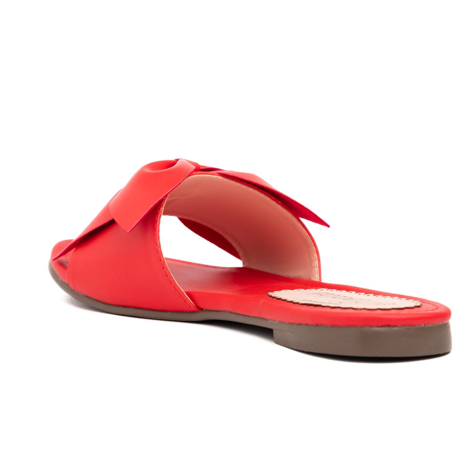 SANDALIAS CASUALES MUJER FLOR ROJO - 4