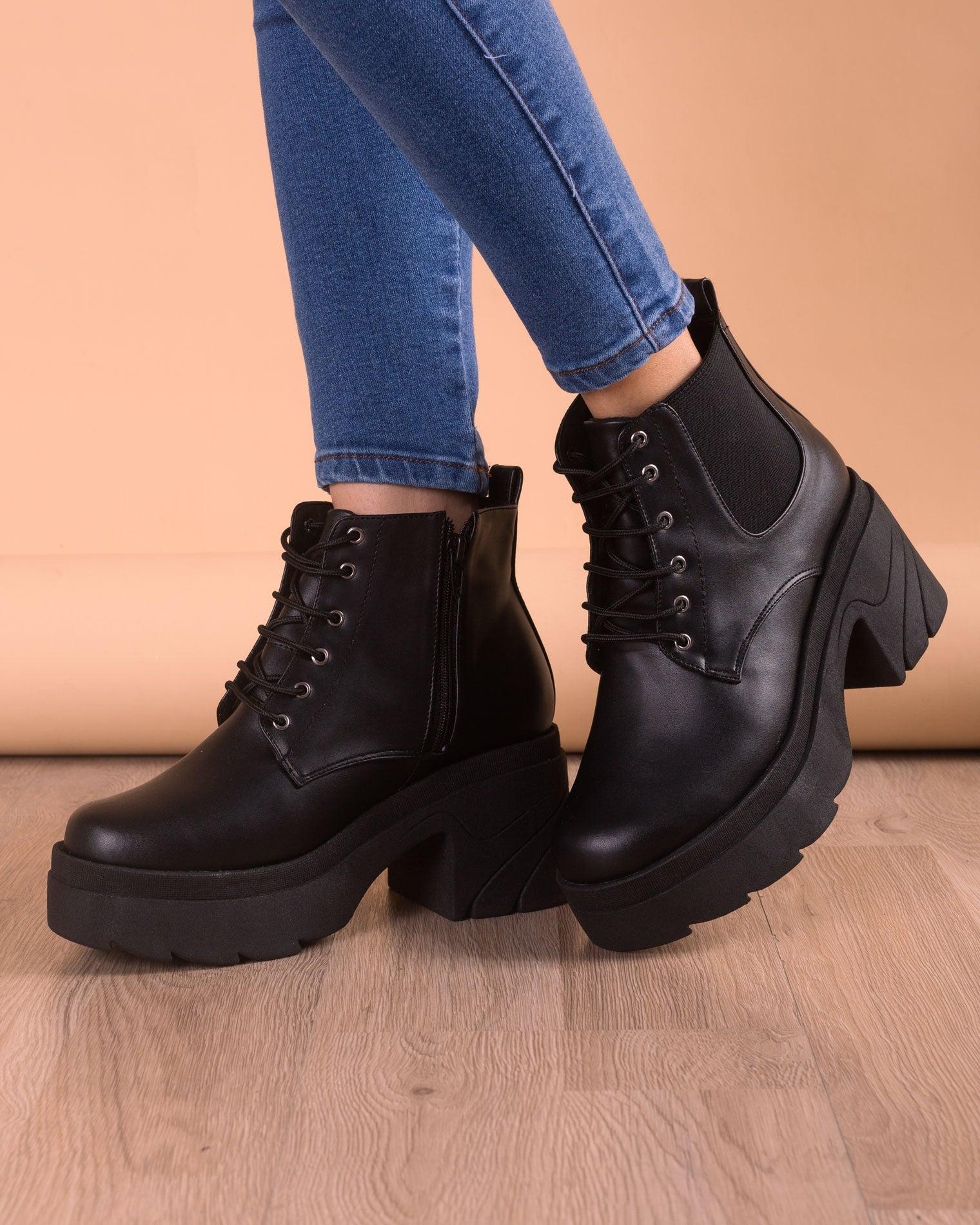 BOTAS MUJER OTSU NEGRO - 1