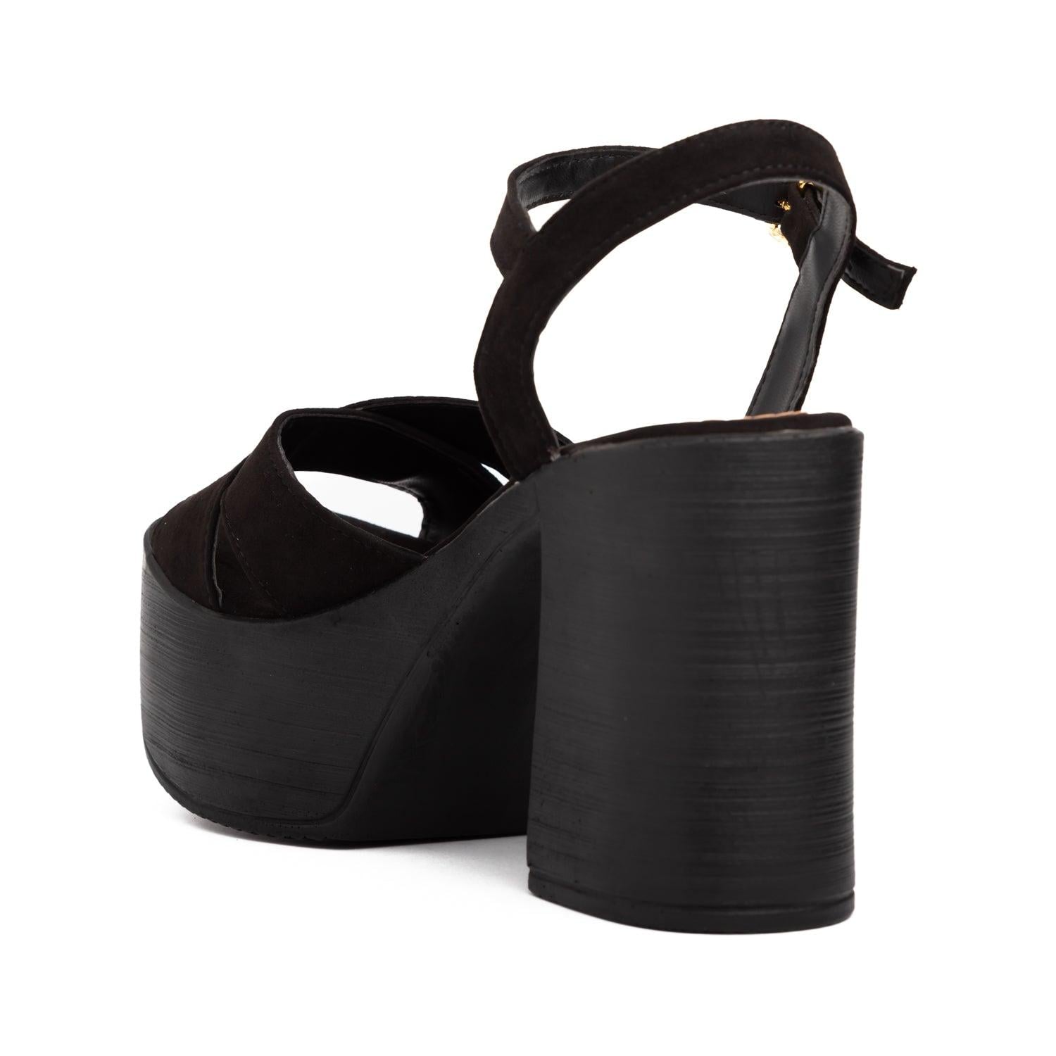 SANDALIAS MUJER QUEENS NEGRO - 4
