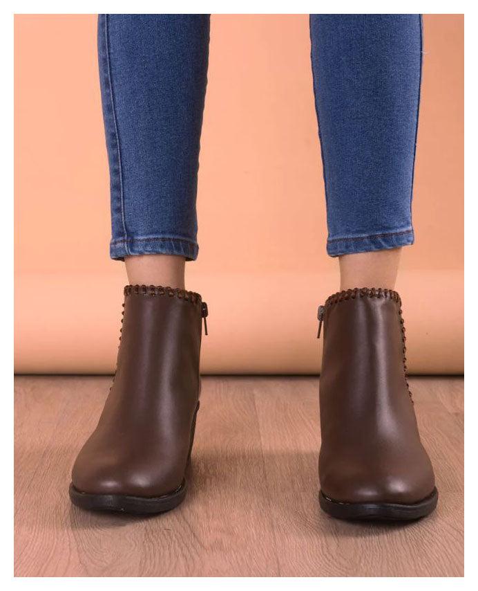 BOTINES MUJER ALBANY MARRON - 2