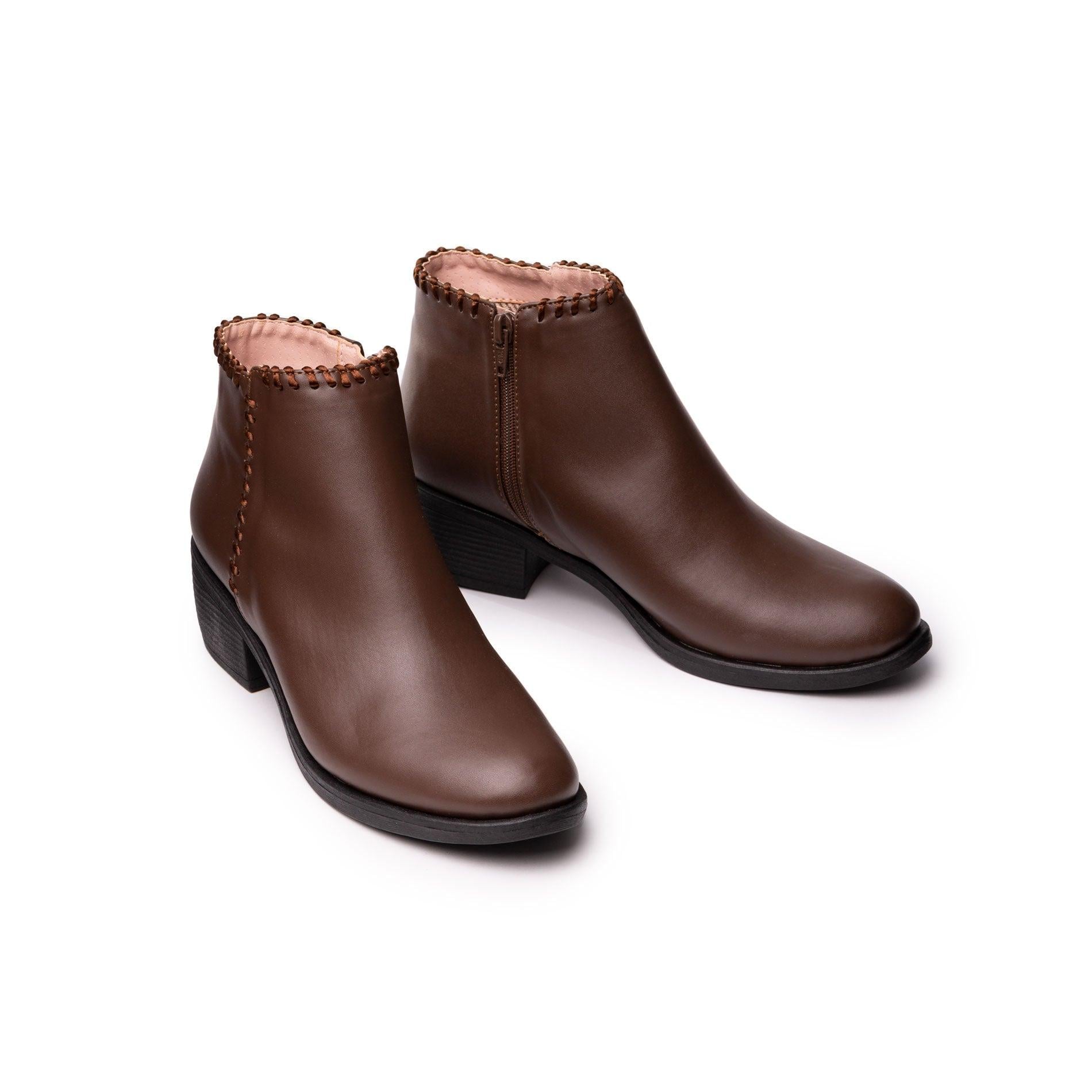 BOTINES MUJER ALBANY MARRON - 5