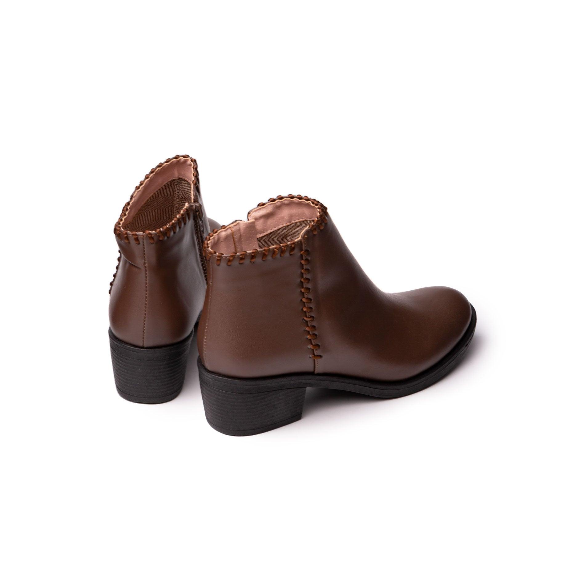 BOTINES MUJER ALBANY MARRON - 6