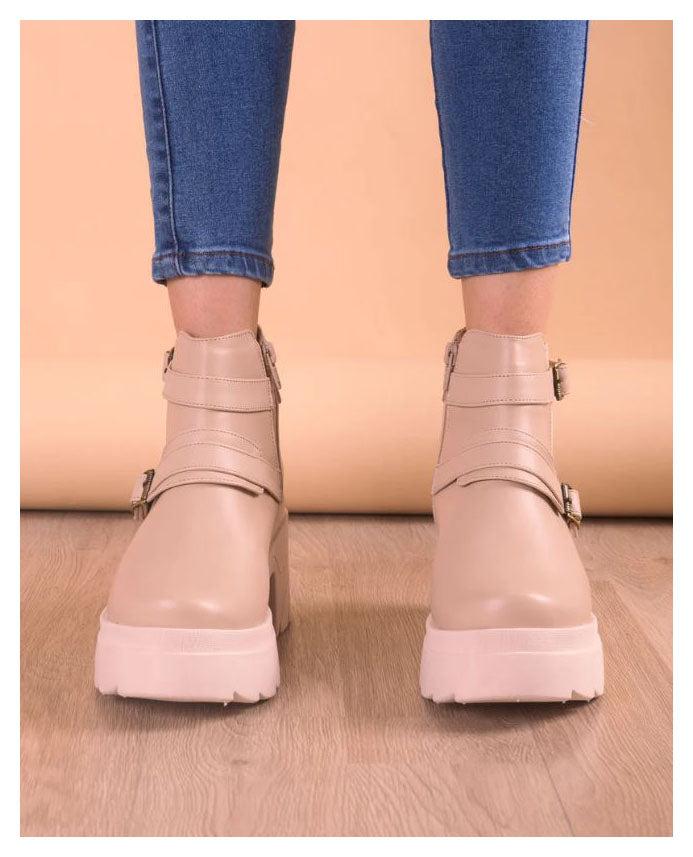 BOTAS MUJER NAHA HUESO - 2