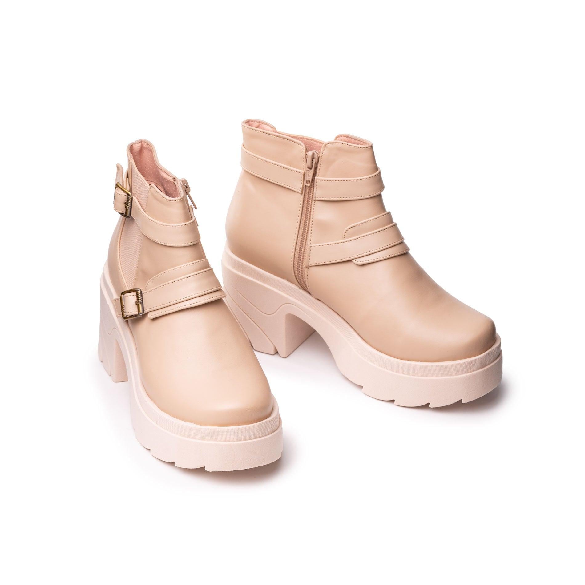 BOTAS MUJER NAHA HUESO - 5