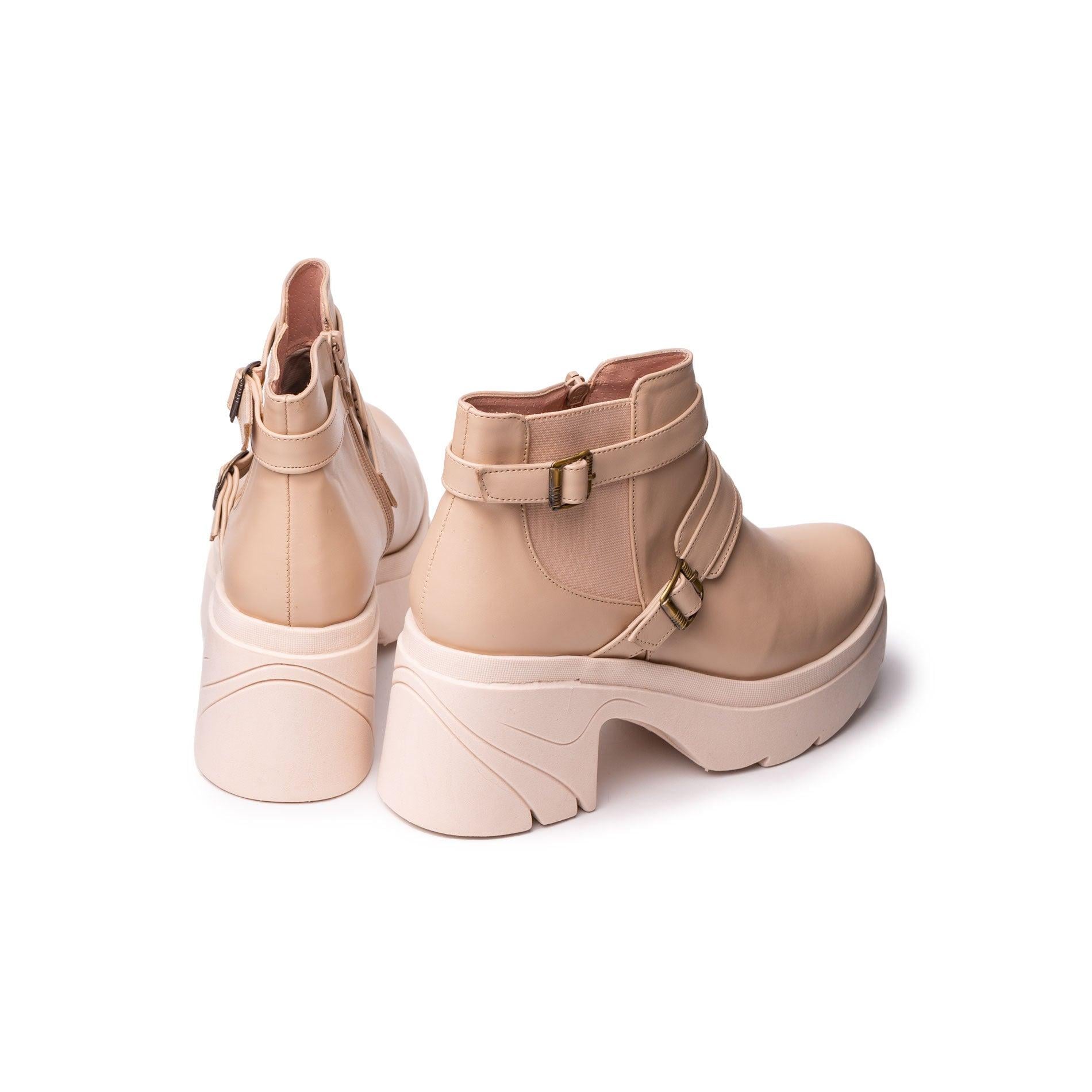 BOTAS MUJER NAHA HUESO - 6