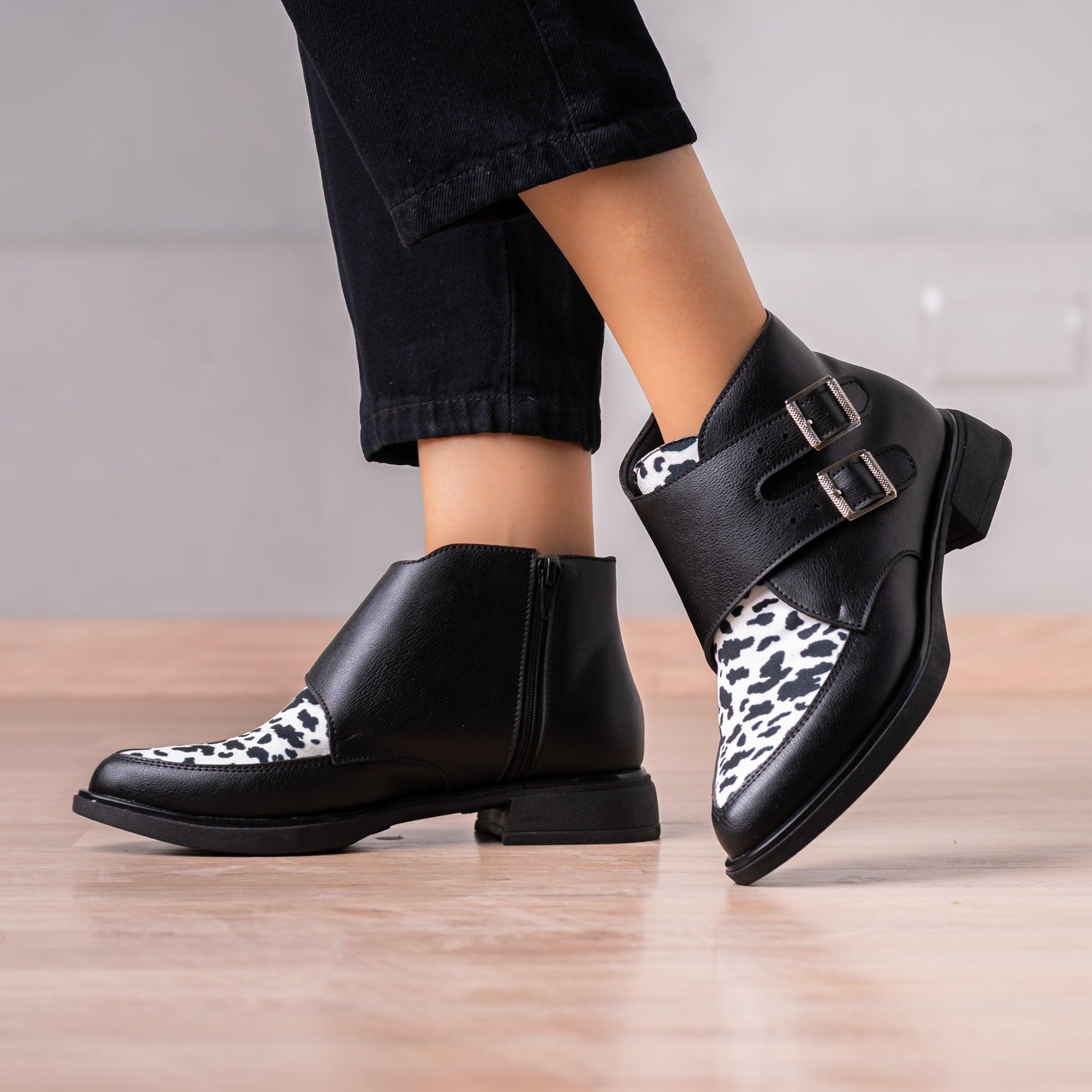 BOTINES MUJER ZOMARTH NEGRO - 1