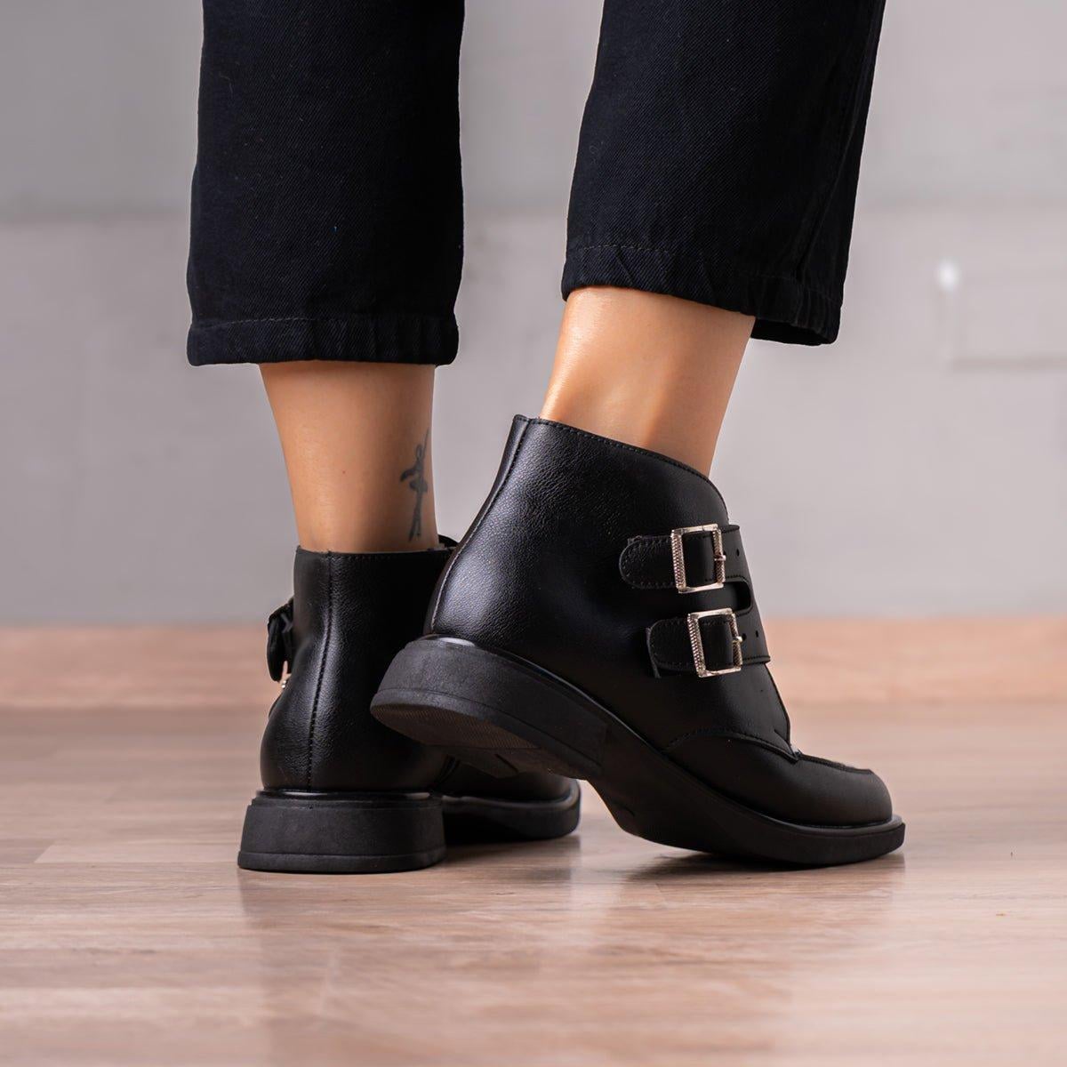 BOTINES MUJER ZOMARTH NEGRO - 3