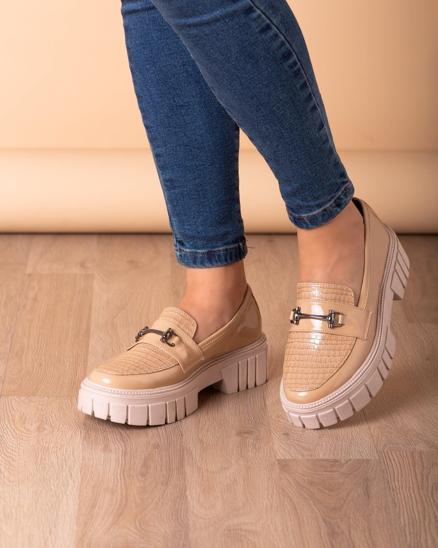 MOCASIN CAEN BEIGE - 1