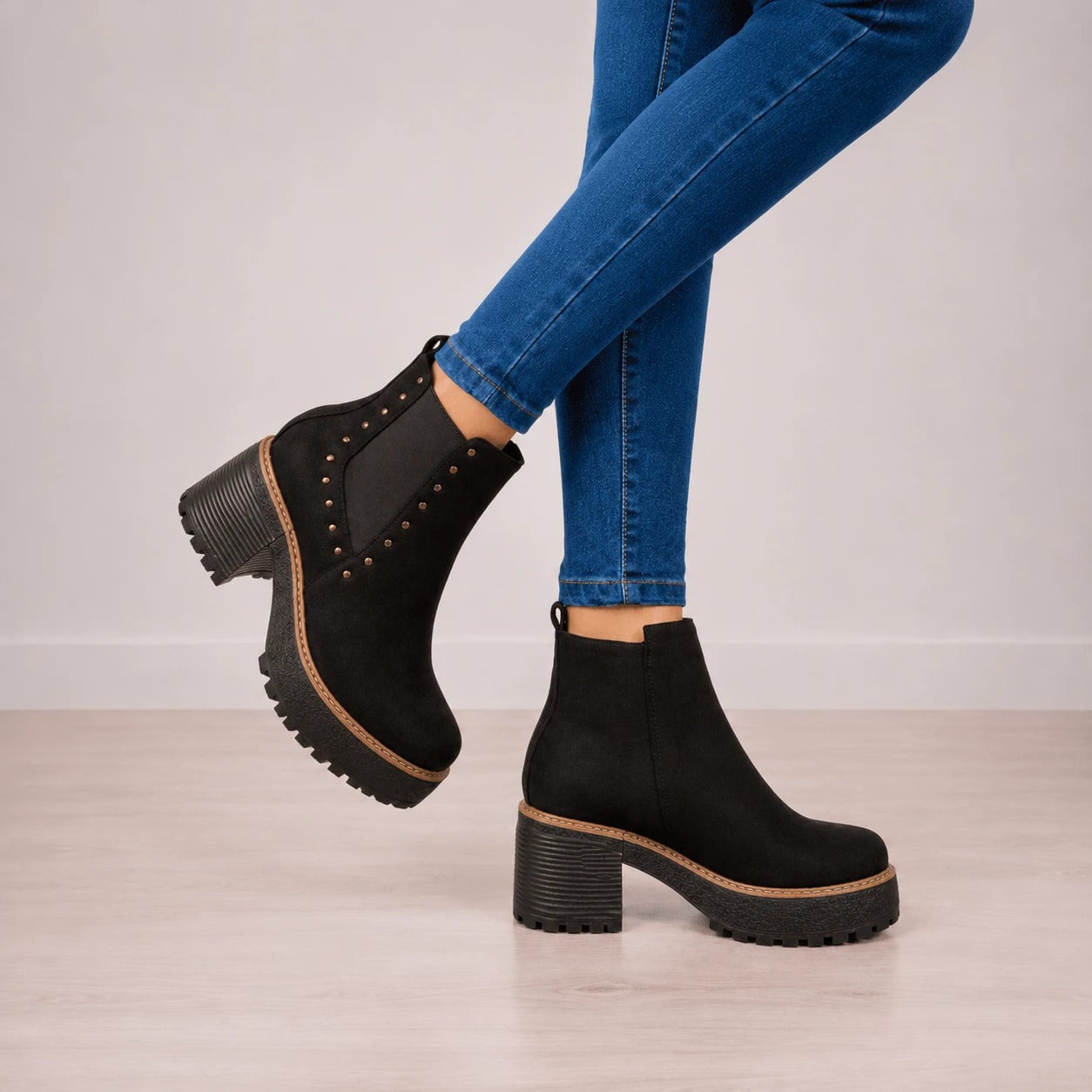 BOTAS MUJER BULBARI NEGRO - 1
