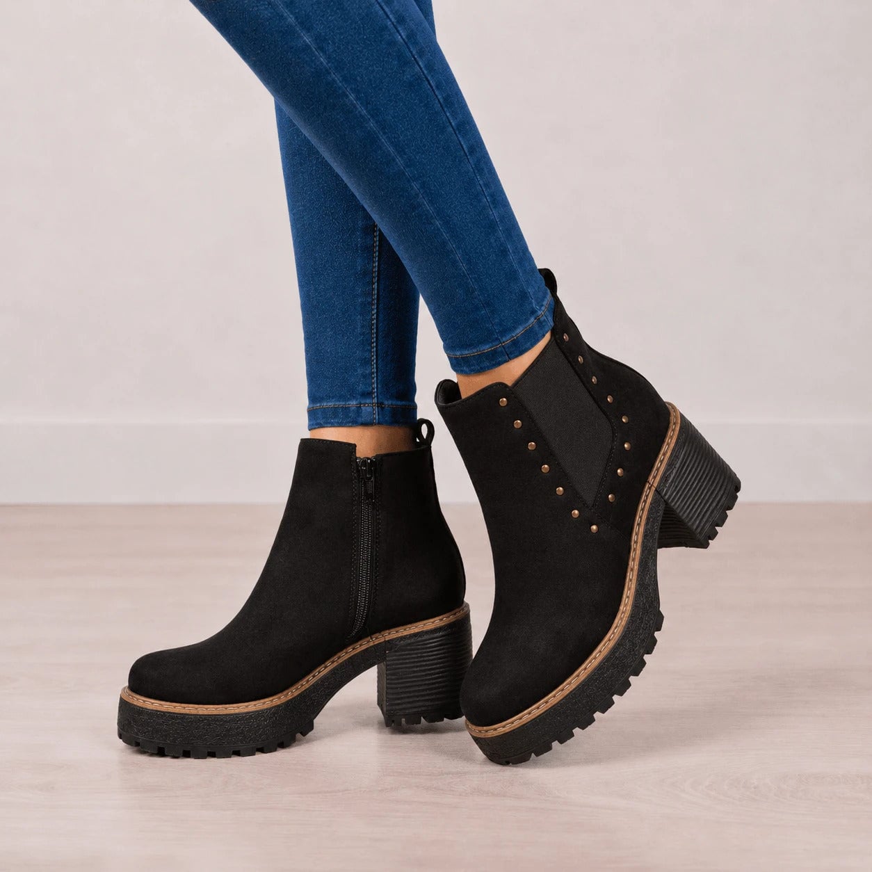 BOTAS MUJER BULBARI NEGRO - 5