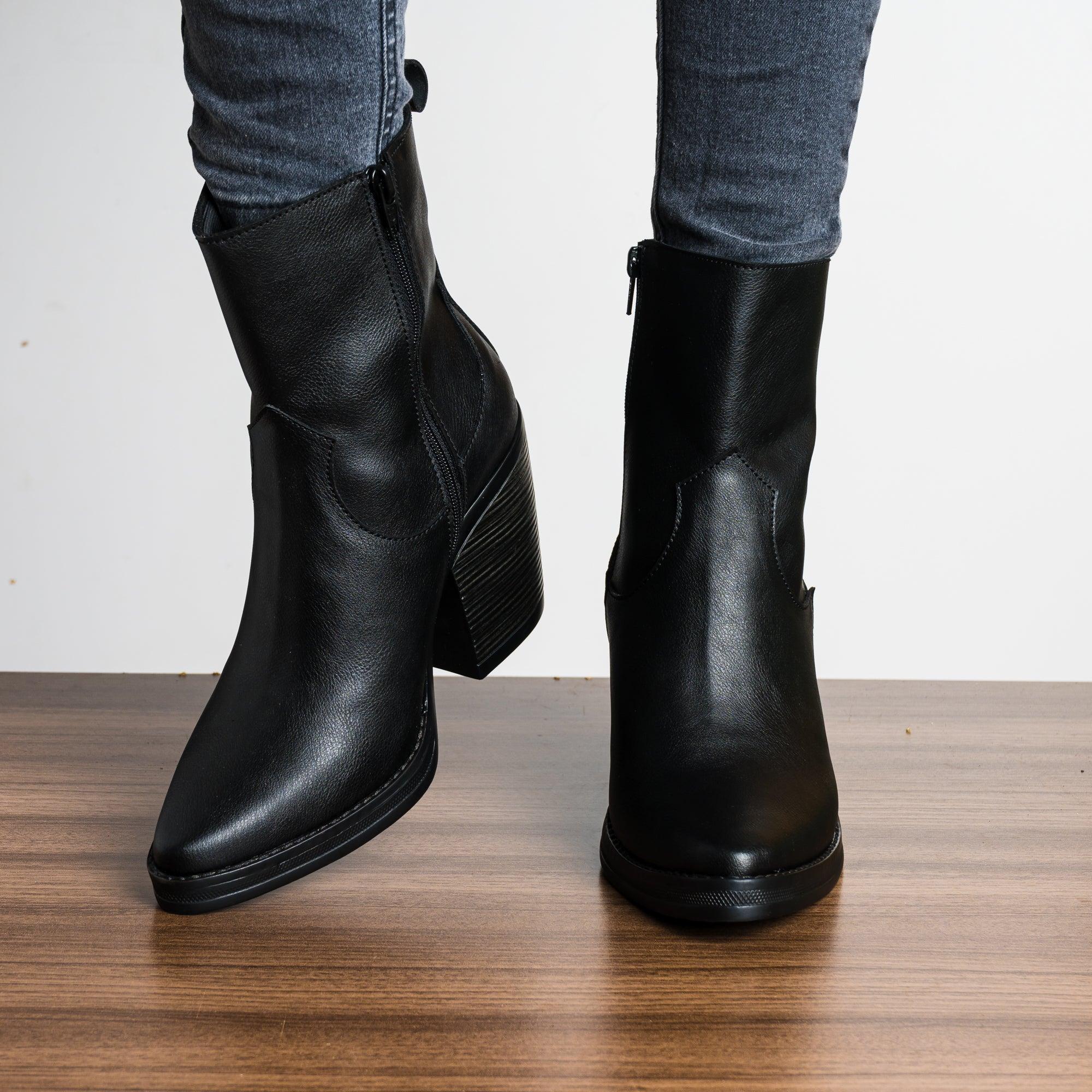 BOTAS MUJER ZTEICY NEGRO - 2