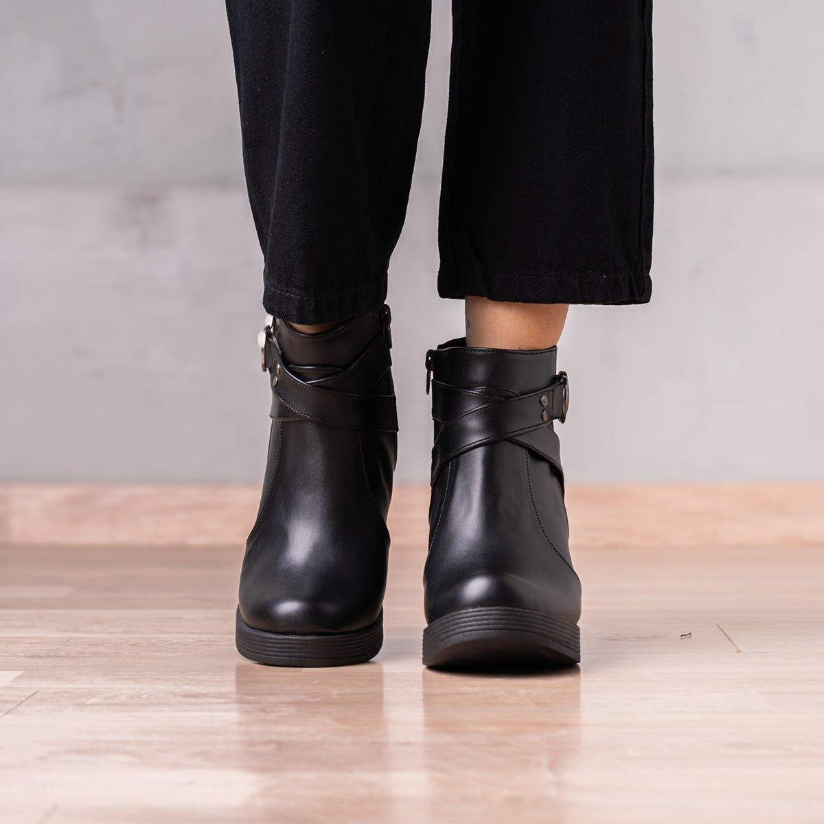 BOTINES MUJER MALYH NEGRO - 2