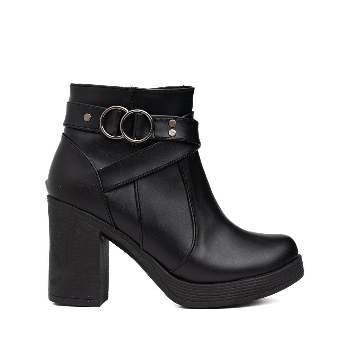 BOTINES MUJER MALYH NEGRO - 4