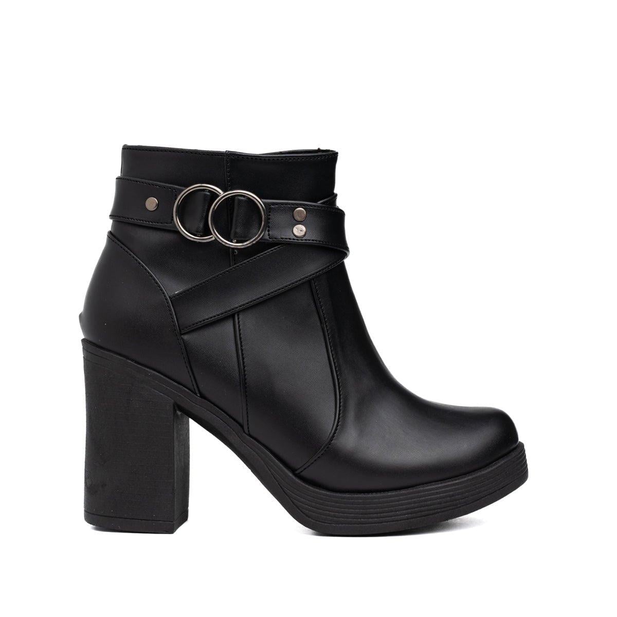BOTINES MUJER MALYH NEGRO - 4