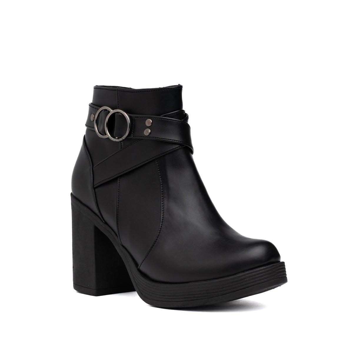 BOTINES MUJER MALYH NEGRO - 5
