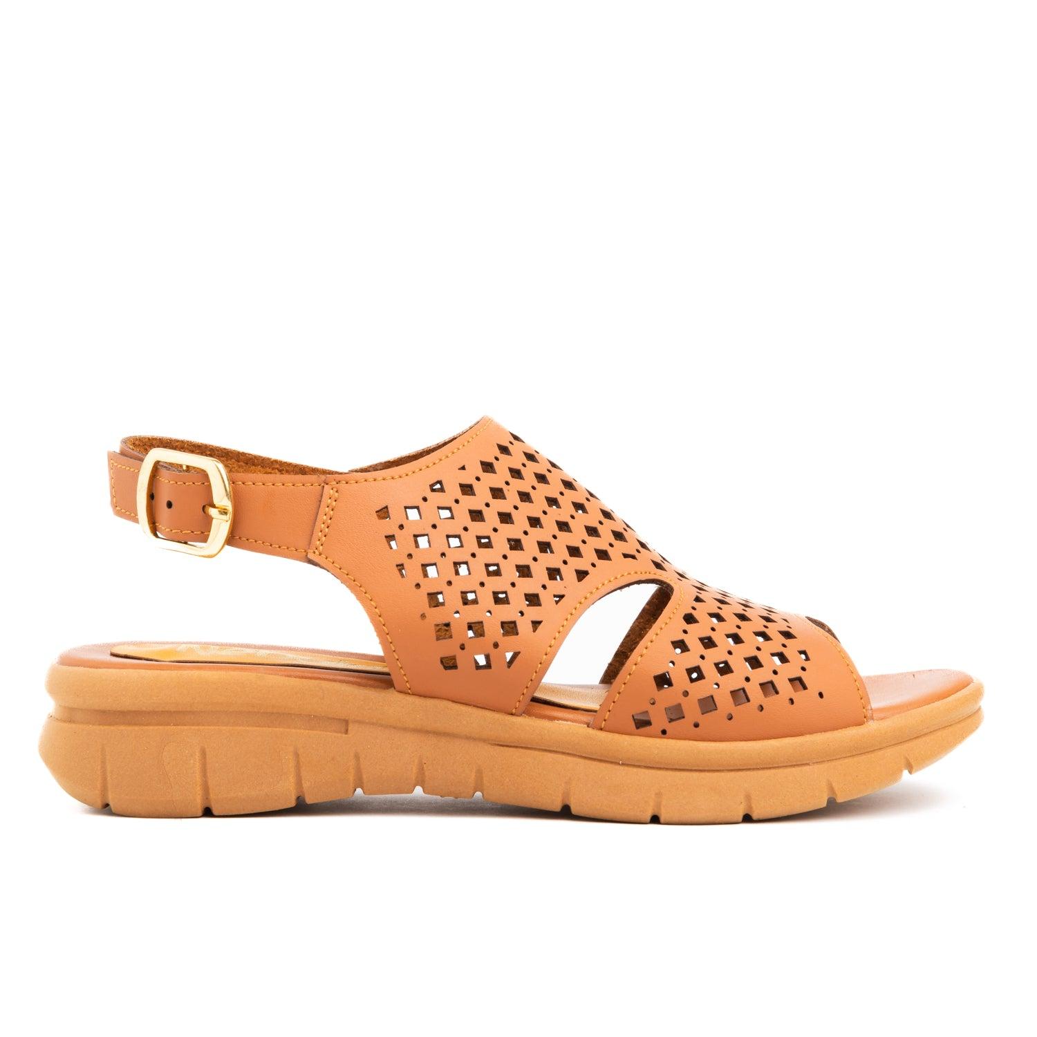 SANDALIAS CASUALES MUJER VANNI CAMEL - 4